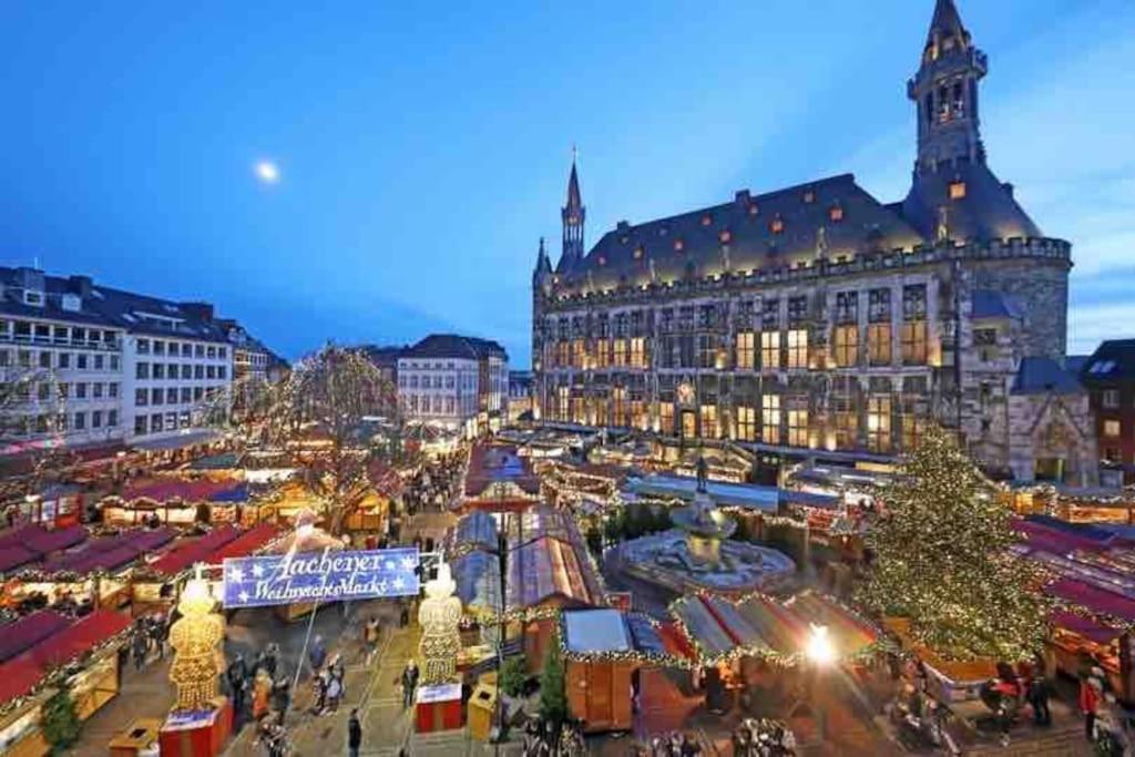 Modernes Apartment Mit 75Qm Mit Balkon & Aussicht Aachen Eksteriør bilde